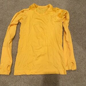 Yellow Long Sleeve Top